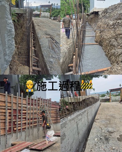 高雄美濃擋土牆工程, 高雄美濃泥作工程, 高雄美濃蓋水泥圍牆